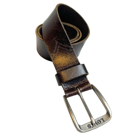 Dark Brown Leather Belt 🤍 - Picture 1 of 8